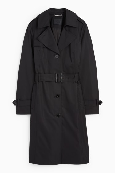 Women - Trench coat - black