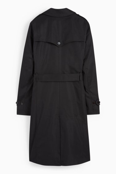Damen - Trenchcoat - schwarz