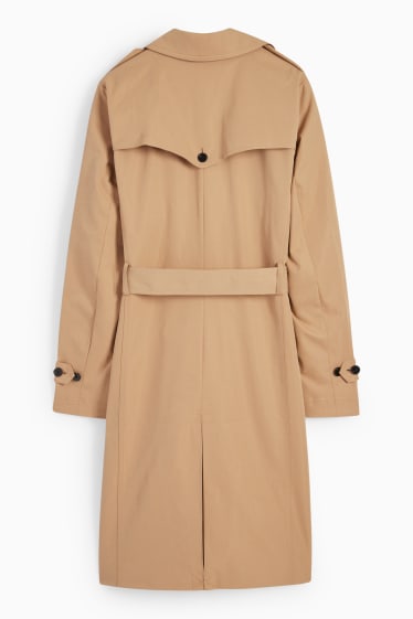 Women - Trench coat - light brown