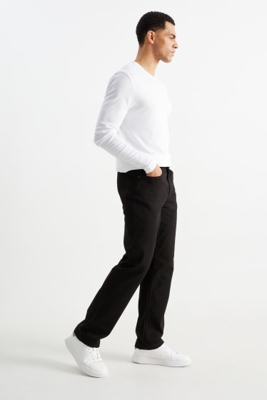 Men - Trousers - regular fit - black
