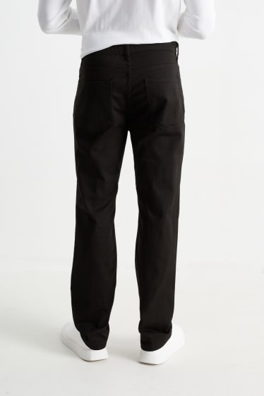 Uomo - Pantaloni - regular fit - nero