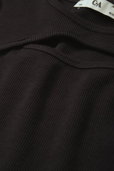 Niños - Conjunto - camiseta de manga corta y falda - 2 piezas - negro
