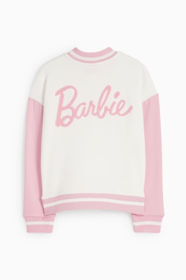Children - Barbie - varsity jacket - rose