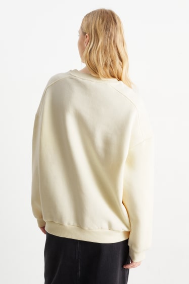 Dames - CLOCKHOUSE - sweatshirt - licht beige