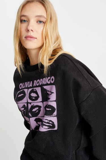 Damen - CLOCKHOUSE - Sweatshirt - Olivia Rodrigo - schwarz