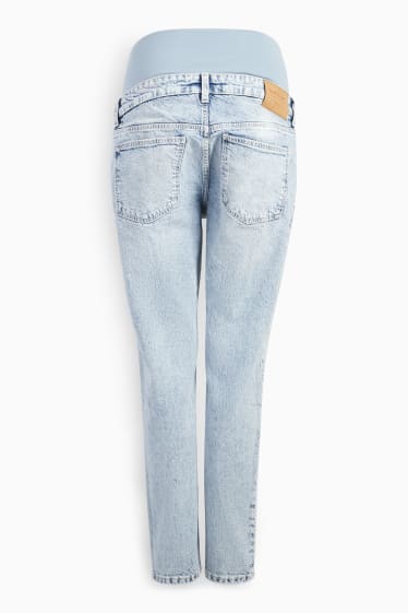 Dona - Texans de maternitat - tapered jeans - LYCRA® - texà blau clar