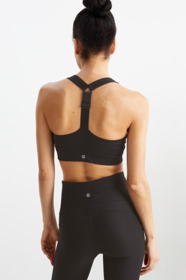 Women - Sports bra - padded - 4 Way Stretch - black