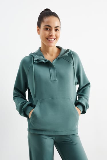 Women - Technical hoodie - green