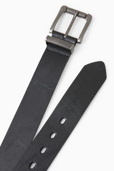 Hommes - Ceinture - synthétique - noir