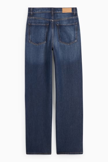 Donna - Jeans a gamba larga - vita alta - jeans blu