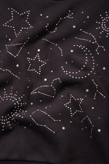 Kinder Mädchen - Sweatshirt - schwarz