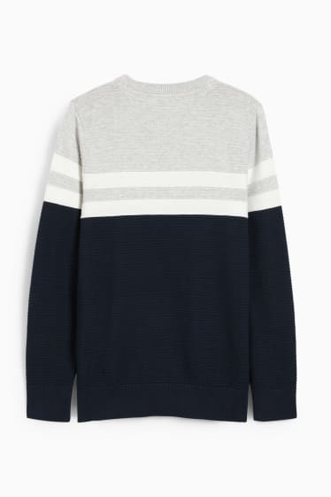 Kinderen: jongens - Trui - donkerblauw