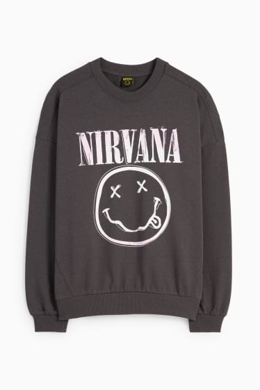 Women - CLOCKHOUSE - sweatshirt - Nirvana - dark gray