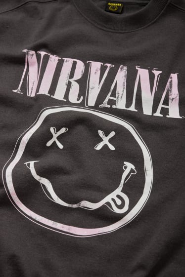 Women - CLOCKHOUSE - sweatshirt - Nirvana - dark gray