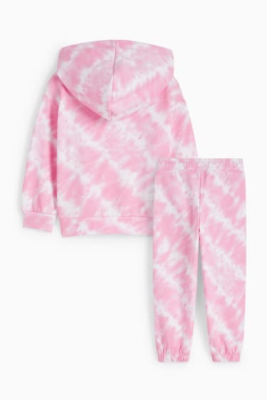 Niños - Barbie - set - sudadera con capucha y pantalón de deporte - estampado - rosa