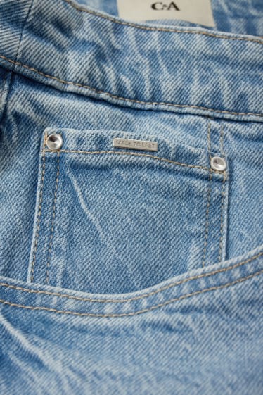 Donna - Jeans a gamba larga - vita alta - jeans blu