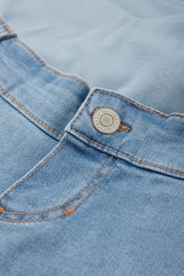 Damen - Umstandsjeans - Straight Jeans - LYCRA® - helljeansblau