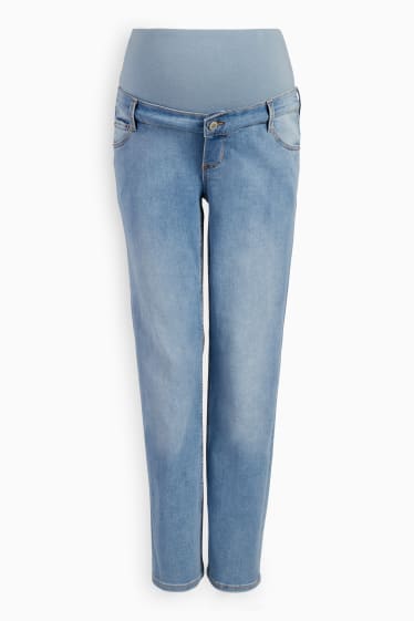 Damen - Umstandsjeans - Straight Jeans - LYCRA® - helljeansblau
