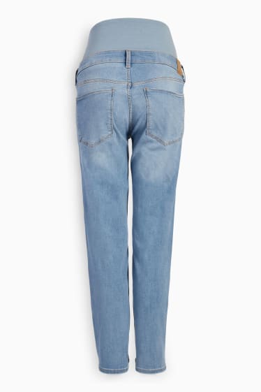 Kobiety - Dżinsy ciążowe - straight jeans - LYCRA® - dżins-jasnoniebieski