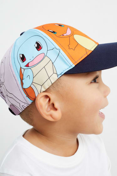 Kinder - Pokémon - Baseballcap - dunkelblau