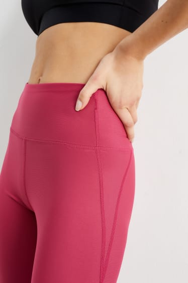 Mujer - Leggings funcionales - 4 Way Stretch - LYCRA® - rosa oscuro