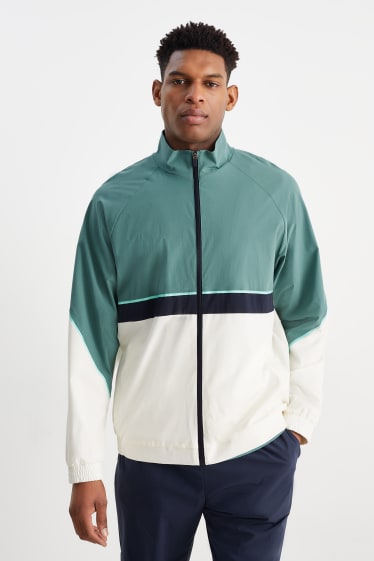 Men - Technical jacket - 4 Way Stretch - white / green