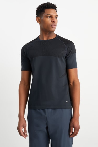 Hombre - Camiseta funcional - 4 Way Stretch - gris oscuro