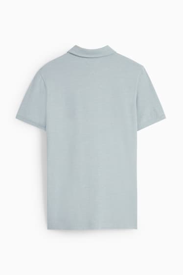 Mężczyźni - Koszulka polo - Flex - turkusowy