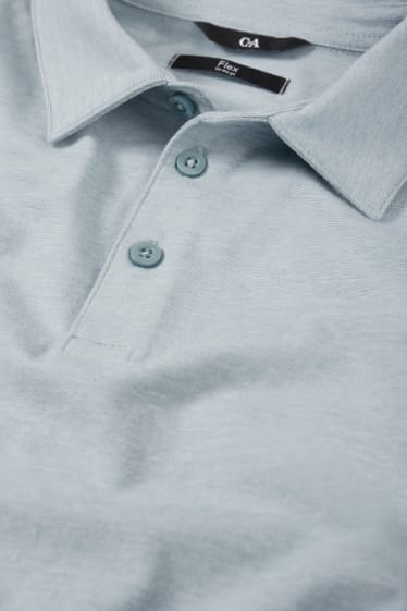 Heren - Poloshirt - Flex - turquoise