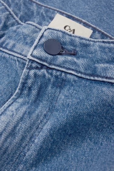 Femei - Wide leg jeans - talie înaltă - LYCRA® - denim-albastru