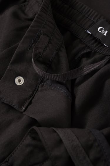 Pánské - Kalhoty chino - relaxed fit - černá