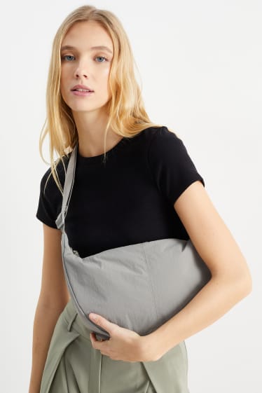 Mujer - CLOCKHOUSE - bolso bandolera - gris claro