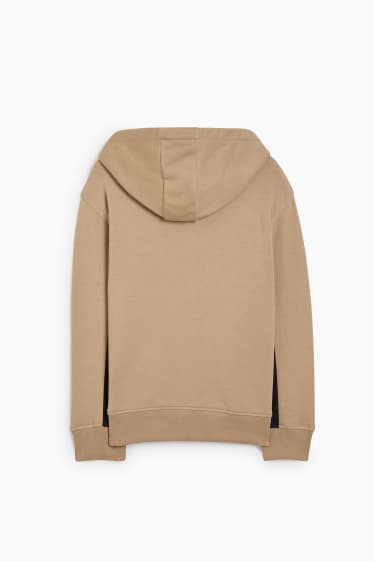 Kinderen: jongens - Hoodie - taupe