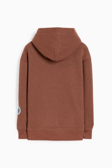 Kinderen: jongens - Wolf - hoodie - bruin