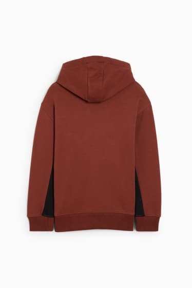 Enfants - Sweat à capuche - marron foncé