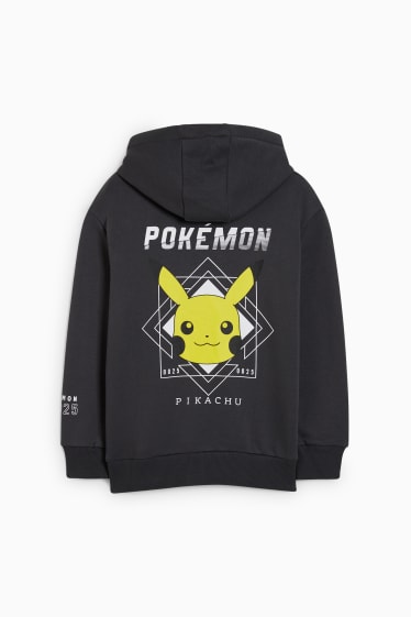 Enfants garçons - Pokémon - sweat à capuche - gris foncé