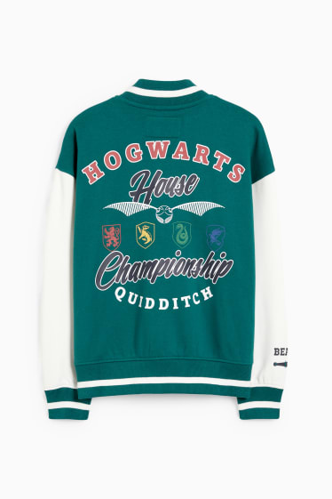 Enfants garçons - Harry Potter - sweat zippé en molleton - vert