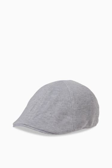 Men - Flat cap - gray-melange
