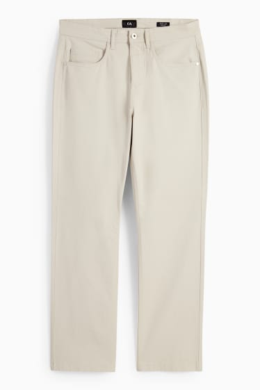 Hommes - Pantalon - regular fit  - beige clair