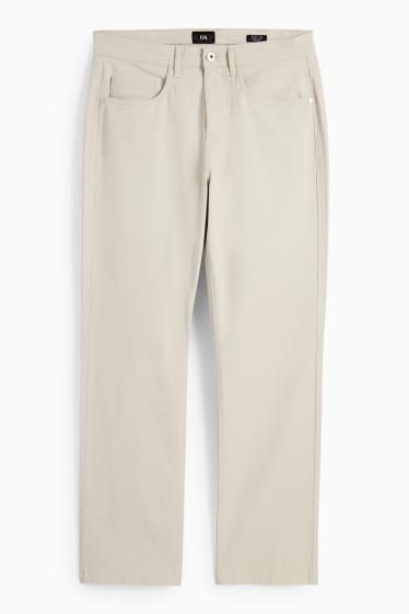 Uomo - Pantaloni - regular fit - beige chiaro