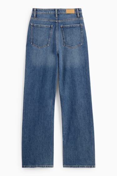 Dámské - CLOCKHOUSE - loose fit jeans - high waist - džíny - modré