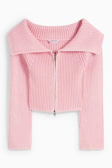 Teens & young adults - CLOCKHOUSE - cropped cardigan - rose