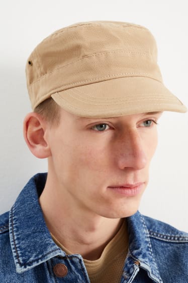 Men - Cap - beige