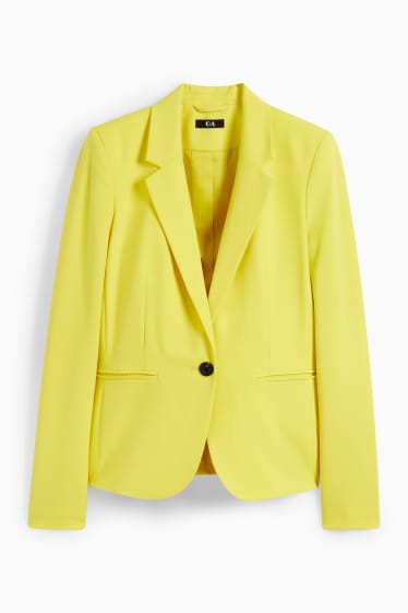 Damen - Business-Blazer - tailliert - gelb