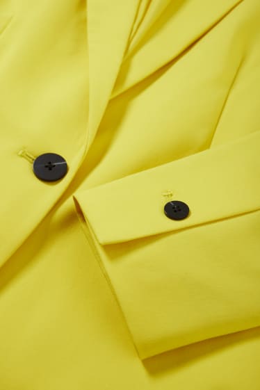 Dames - Business-blazer - getailleerd - geel