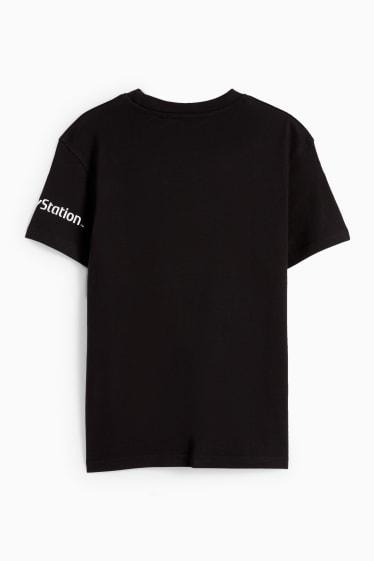 Kinderen - Playstation - T-shirt - zwart