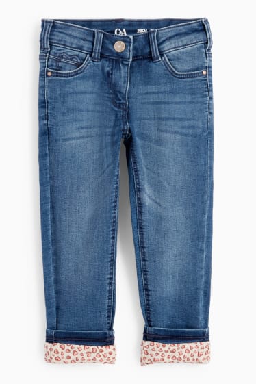 Copii - Skinny jeans - jeans termoizolanți - denim-albastru