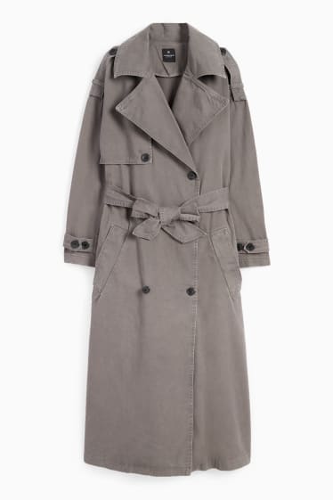 Mujer - Gabardina vaquera - gris oscuro