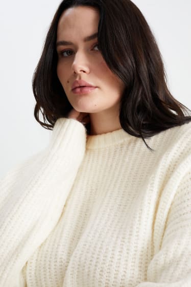 Joves - CLOCKHOUSE - jersei - blanc trencat