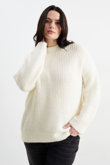 Femmes - CLOCKHOUSE - pull - blanc crème